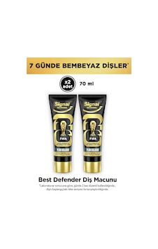 Signal Best Defender Diş Macunu Plak Kalkanı 12 Saat Ferahlık 70 Ml 2 Adet Tam Koruma