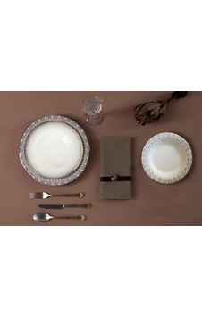 Porland Sweet Romantıc 60 Parça 12 Kişilik Yemek Takımı