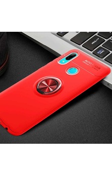 Huawei Y6 2019 Kılıf Zore Ravel Silikon Kapak Kırmızı Huawei Y6 2019 Kılıf Zore Ravel Silikon Kapak Kırmızı