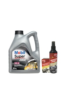 Mobil Super 2000 X1 10W-40 Yarı Sentetik Motor Yağı 4 L + Torpido Süngeri + Torbido Sütü 200 ML Mobil Super 2000 X1 10W-40 Yarı Sentetik Motor Yağı 4 L + Torpido Süngeri + Torbido Sütü 200 ML