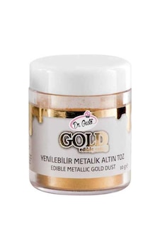 Dr Gusto Yenilebilir Metalik Toz Altın Gıda Boyası 10 Gr