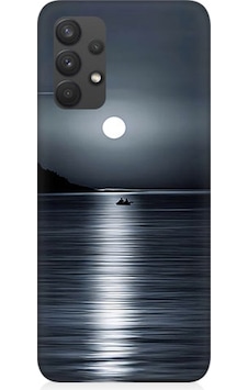 Samsung Galaxy A32 Uyumlu Ay Işığı Desenli Silikon Kılıf Samsung Galaxy A32 Uyumlu Ay Işığı Desenli Silikon Kılıf