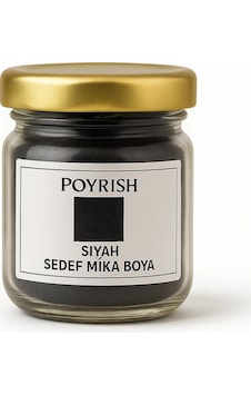 Siyah Sedef Mika Boya 50 Gr. Çok Renkli Siyah Sedef Mika Boya 50 Gr. Çok Renkli