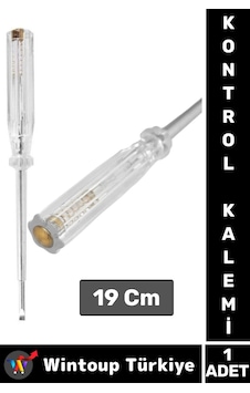 Premium Ergonomik Ev Atölye Tamirat Vidalama Düz Uçlu Kontrol Kalemi 19 Cm Premium Ergonomik Ev Atölye Tamirat Vidalama Düz Uçlu Kontrol Kalemi 19 Cm