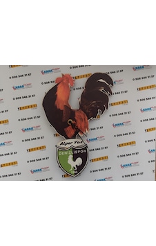 Denizlispor Horozlu Saat 20x29cm Çok Renkli