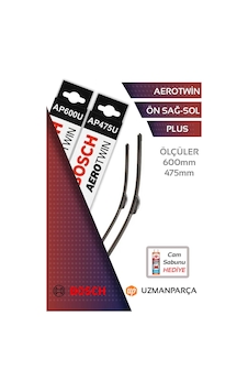 Bosch 3397006951+3397006946 600mm + 475 Mm Muz Tipi Aerotwin Ön Silecek Seti Bosch 3397006951+3397006946 600mm + 475 Mm Muz Tipi Aerotwin Ön Silecek Seti