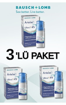 Bausch & Lomb Artelac Ultra 4s 10 Ml Damla 3'lü Paket Bausch & Lomb Artelac Ultra 4s 10 Ml Damla 3'lü Paket