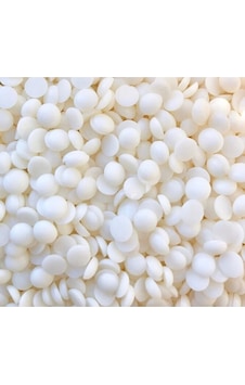 Soya Wax Mum Hammaddesi Doğal Soya Mumu Granül Organik Mum Yapımı İçin 1 Kg Beyaz