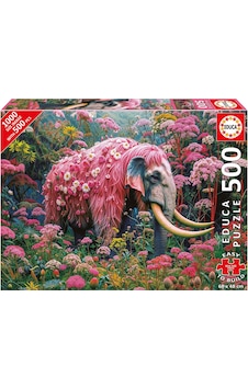 Educa Puzzle 500 Parça Plus Çiçekli Fil 20228 Educa Puzzle 500 Parça Plus Çiçekli Fil 20228