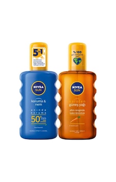 Niva Koruma Nemlendirici Güneş Spreyi Spf 50+ 200 ML + Nivea Karoten Güneş Yağı 200 ML Niva Koruma Nemlendirici Güneş Spreyi Spf 50+ 200 ML + Nivea Karoten Güneş Yağı 200 ML