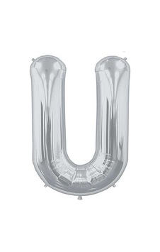 U Harf Folyo Gümüş Balon Küçük 35 Cm Renkli U Harf Folyo Gümüş Balon Küçük 35 Cm Renkli