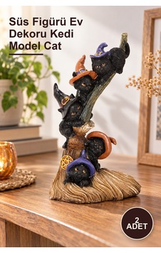 2 Adet Polyester Kedi Süs Figürü Ev Dekoru Kedi Model Cat Sarı 2 Adet Polyester Kedi Süs Figürü Ev Dekoru Kedi Model Cat Sarı