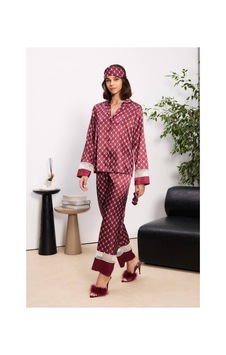 Pierre Cardin Kadın Pijama Takımı 1320.brd Bordo Pierre Cardin Kadın Pijama Takımı 1320.brd Bordo