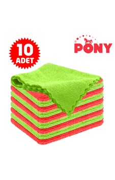 Pony Mikrofiber Temizlik Bezi 10'lu