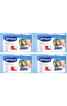 Canped Belbantlı Hasta Bezi Büyük 4 x 30'Lu Canped Belbantlı Hasta Bezi Büyük 4 x 30'Lu