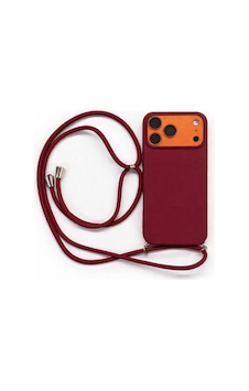 İphone 17 Pro Max İle Uyumlu Boyun Askılı Silikon Kılıf Viper İpli Telefon Kılıfı Bordo İphone 17 Pro Max İle Uyumlu Boyun Askılı Silikon Kılıf Viper İpli Telefon Kılıfı Bordo