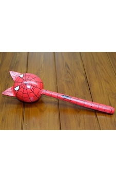 Büro Ev Ofis Hobi Müzik Keyfi İçin Tekli Ahşap Alet Kedili Spiderman Marakas Çalgısı