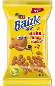 Eti Balık Kraker Mısırlı 40 G Eti Balık Kraker Mısırlı 40 G