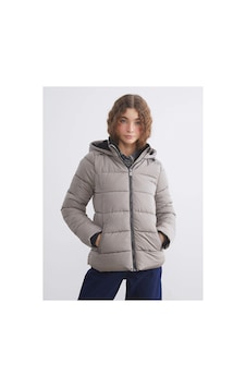 LC Waikiki Xsıde Kahverengi Kapüşonlu Kadın Şişme Mont Vizon LC Waikiki Xsıde Kahverengi Kapüşonlu Kadın Şişme Mont Vizon