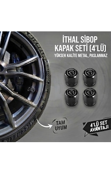 Peugeot Grubu İle Uyumlu Yeni Logo Alüminyum Altıgen Sibop Kapak Seti Siyah - İthal Sibop Kapağı 4lü Set Peugeot Grubu İle Uyumlu Yeni Logo Alüminyum Altıgen Sibop Kapak Seti Siyah - İthal Sibop Kapağı 4lü Set