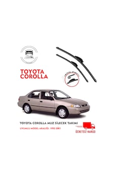 Toyota Corolla Uyumlu Silecek Seti Araca Özel Aparat 1992-2001 Toyota Corolla Uyumlu Silecek Seti Araca Özel Aparat 1992-2001