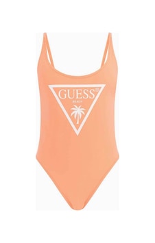 Guess One Piece Logo Detaylı Mayo Turuncu Guess One Piece Logo Detaylı Mayo Turuncu