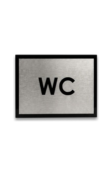 Metal Gümüş 15x11 Cm Yapışkanlı Ofis Barkamping Kapı İsimliği Wc Yönlendirme Tabelası Levhası Metal Gümüş 15x11 Cm Yapışkanlı Ofis Barkamping Kapı İsimliği Wc Yönlendirme Tabelası Levhası
