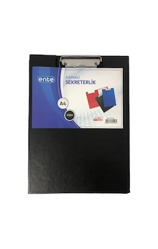 Ente A4 Sekreterlik Kapaklı Siyah