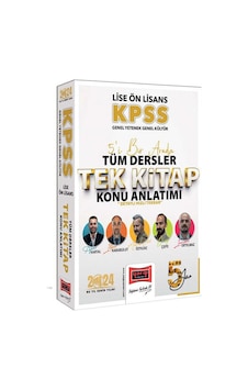 2024 KPSS Lise Ön Lisans GK - GY 5Yüz Ekibi 5'i Bir Arada Tüm Dersler Tek Kitap Konu Anlatımı- Yargı Yayınları 2024 KPSS Lise Ön Lisans GK - GY 5Yüz Ekibi 5'i Bir Arada Tüm Dersler Tek Kitap Konu Anlatımı- Yargı Yayınları