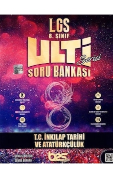 2022 8.Sınıf LGS T.C. İnkılap Tarihi ve Atatürkçülük Ulti Serisi Soru Bankası - BES Yayınları 2022 8.Sınıf LGS T.C. İnkılap Tarihi ve Atatürkçülük Ulti Serisi Soru Bankası - BES Yayınları