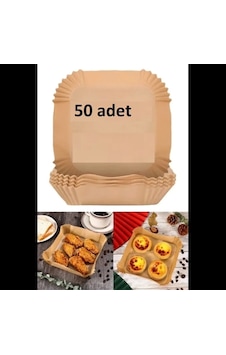 Fritöz Pişirme Kağıdı 50 Adet Çok Renkli Fritöz Pişirme Kağıdı 50 Adet Çok Renkli
