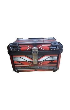 Rexx Topcase Premium 60 Litre Motosiklet Çanta Abs Arka Çanta Reknli Çanta 60 Litlere Karışık