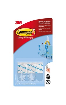 3 Adet Command 17092 Küçük Şeffaf Askı Diğer 3 Adet Command 17092 Küçük Şeffaf Askı Diğer
