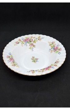 Moss Rose Bone China İngiliz Porselen Yemek Tabağı 20 Cm Pembe Moss Rose Bone China İngiliz Porselen Yemek Tabağı 20 Cm Pembe