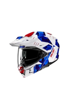 Hjc İ80 Rokı Mc21 Çene Açılır Kask Beyaz Mavi Siyah Hjc İ80 Rokı Mc21 Çene Açılır Kask Beyaz Mavi Siyah