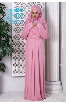 Zahranur Lady Namaz Elbisesi - Pembe Zahranur Lady Namaz Elbisesi - Pembe