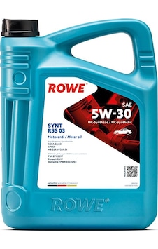Rowe Hightec Synt Rss 03 Sae 5W-30 Motor Yağı Rowe Hightec Synt Rss 03 Sae 5W-30 Motor Yağı