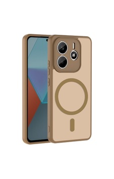 Xiaomi Redmi Note 14 4g Kılıf M-safe Şarj Özellikli Zore Babet Kapak Xiaomi Redmi Note 14 4g Zore - Kahverengi Xiaomi Redmi Note 14 4g Kılıf M-safe Şarj Özellikli Zore Babet Kapak Xiaomi Redmi Note 14 4g Zore - Kahverengi