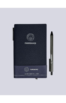 Fenerbahçe Suni Deri Tükenmez Kalemli Bloknot A6 Defter Tanımsız