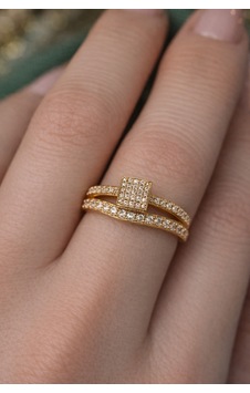 Xcare Altın Renkli Kristal Taşlı Xuping Bijuteri Ayarlanabilir Yüzük Bordo Xcare Altın Renkli Kristal Taşlı Xuping Bijuteri Ayarlanabilir Yüzük Bordo