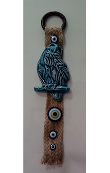 Orta Boy Askılı Duvar Süsü - Baykuş H : 30 Cm 1 Adet Fiyatıdır