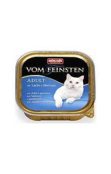Animonda Vom Feinsten Somonlu ve Karidesli Pate Yetişkin Kedi Maması 100 G Animonda Vom Feinsten Somonlu ve Karidesli Pate Yetişkin Kedi Maması 100 G