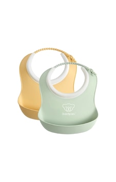 BabyBjörn Yumuşak Önlük Seti Powder Green Yellow BabyBjörn Yumuşak Önlük Seti Powder Green Yellow