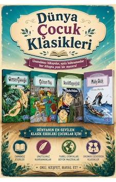 4 Kitaplı Dünya Çocuk Klasikleri Seti - 4. 5. 6. 7. Ve 8. Sınıflar İçin Öğretmen Tavsiyeli Okumayı Sevdiren-3 4 Kitaplı Dünya Çocuk Klasikleri Seti - 4. 5. 6. 7. Ve 8. Sınıflar İçin Öğretmen Tavsiyeli Okumayı Sevdiren-3
