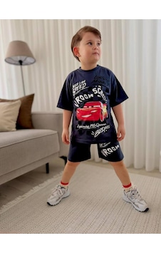 Nurbebekidss Erkek Çocuk Penye Şortlu Takım Gri Nurbebekidss Erkek Çocuk Penye Şortlu Takım Gri