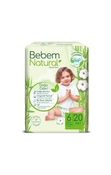 Bebem Natural Bebek Bezi 6 Numara XLarge 20 Adet