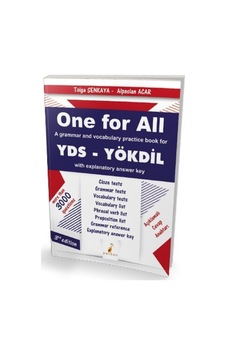 One for All a Grammar and Vocabulary Practice Book For YDS - Alpaslan Acar - Pelikan Yayınları