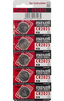 Maxell Cr 2025 Lithium Pil 5 Li Paket Maxell Cr 2025 Lithium Pil 5 Li Paket