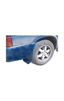 VW Transporter T5.5 Arka Tampon Altı Paçalıklı 2 Prç Fiber 2010