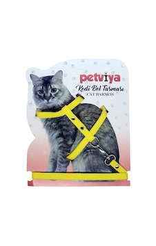 Petviya Kedi Gögüs Bel Tasmasi Sari